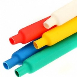 Трубка термоусаживаемая ТУТ 4/2 НГ синяя  бухта 200м