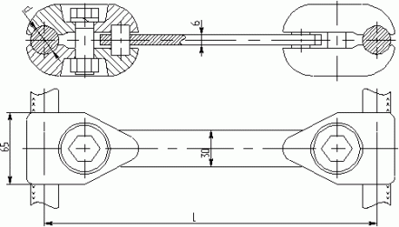Распорки дистанционные глухие РГ